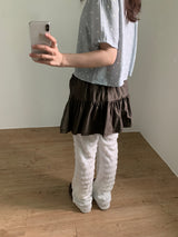 ムッシューブーツカットパンツ (2color)