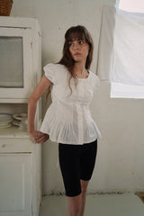 Lace strap blouse