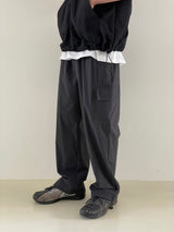 Daily nylon cargo pants