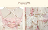 Rose Island-After the Rain Flower Room Bright Silk Chiffon Slim Big Skirt Doll Dress Bud Skirt Top Dress Two Ways to Wear