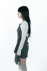 studs layered onepiece(gray)