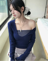 there basic knit bra top