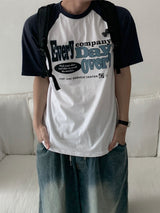 アーロンエブリーラグランショートスリーブTシャツ
