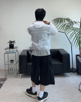 Karoon Button Bermuda Pants