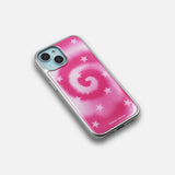 HYPNOTIC STAR CASE_PINK (silver epoxy)
