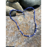 [HANDMADE] Blue gemstone necklace