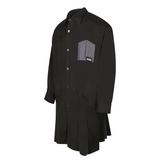 RELABEL Niche Design Pleated Splicing Contrast Color Fabric Long  Shirt Fashion Brand Shirt