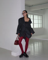 Norma Oversized-Fit Wool Half Coat