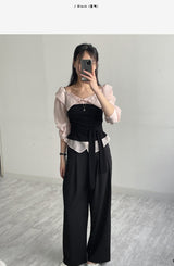 [Summer ver.] Launer Pocket Two-Tuck Wide Slacks