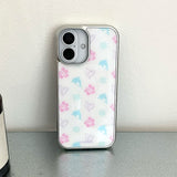 [MADE] [Glossy Glass Silver Bumper Case] Sea Breeze Pattern - Color