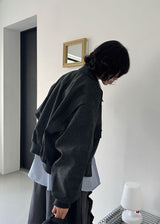 POCKET SUEDE BLOUSON