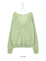Legro Over Fit Deep V-Neck Knit