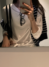 テイク モダール ラウンド ロングスリーブ Tシャツ/ 4カラー
