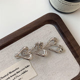 Minimalist Bow Metal Hair Clip 4 Pieces Set