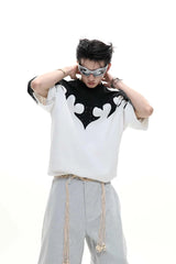 Burnout Rhinestone Cotton Tee