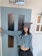 BOKASHI MIX KNITTING CARDIGAN