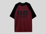 ナインラグラン半袖ニットTシャツ 3C