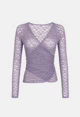Noria Sheer Lace Tee