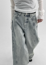 [MADE] Kets Cut Wide Denim Pants