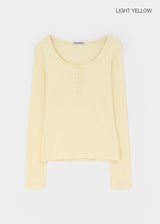 [B-BASIC] リベッドヘンリーネックロングスリーブT (2 SIZE)