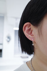 シングルスターピアス - シルバー