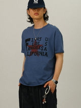 DZ Retro Star Printing Crop 1/2 T