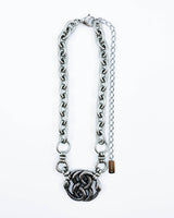 ツイスト2スネークネックレス/twist two snake necklace