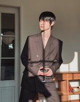 25FW★ [LANARCH] Ring Double Blazer