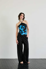  FLUTTER HALTERNECK / BLUE