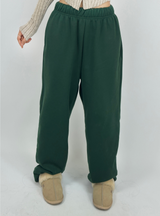 (FLEECE VER./SUPER DEAL👍🏻) 6 COLORS THICK EFFORTLESS CHIC FLEECE FLEECE-LINED TRAINING PANTS
