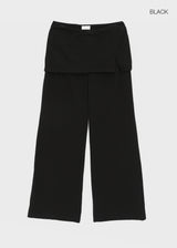 [MADE] Pompo Cooling Slit Skirt Pants (Set Available)