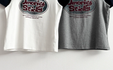ロックレットカラーラグラン半袖Tシャツ