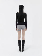 26FW★ [mnem]オフセット レイヤー ティー