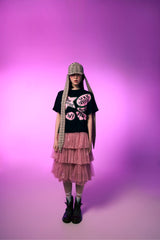 Roll-Up Pin Tuck Tee