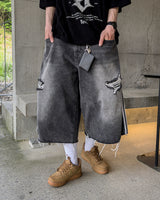 Labon Track Bermuda Denim Pants