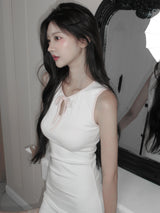[MADE] Watering Ribbon Mini Dress