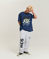 939 スマッシュドロゴTシャツ (ブルー)