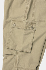 ヴィンテージ ミリタリー カプリ カーゴパンツ(Washed Beige)