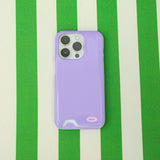 【MADE】カードポケットグロッシーハードフォーンケース( 2 pastel colors)