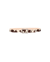 CRUSHED TRYPO COWHIDE BELT