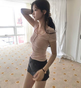 mango lace basic mini sk