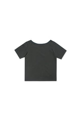 シマーロゴTシャツ_チャコール