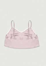 Lace Satin Bustier [pink]