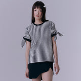 ストライプノットTシャツ (BLACK)