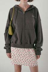Essential logo hoodie_charcoal