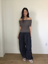 Ella Knit Off Shoulder (4color)
