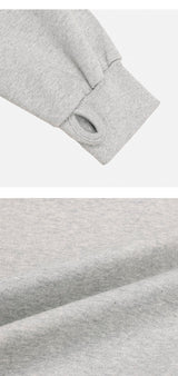 [4SEASON] クロップラグランスウェットシャツ(2color)