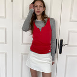 Sheer Tencel T/Shirts_Melange Gray