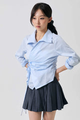HALO WRAP SHIRT / SKY BLUE