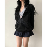 Chain Deep V Hoodie